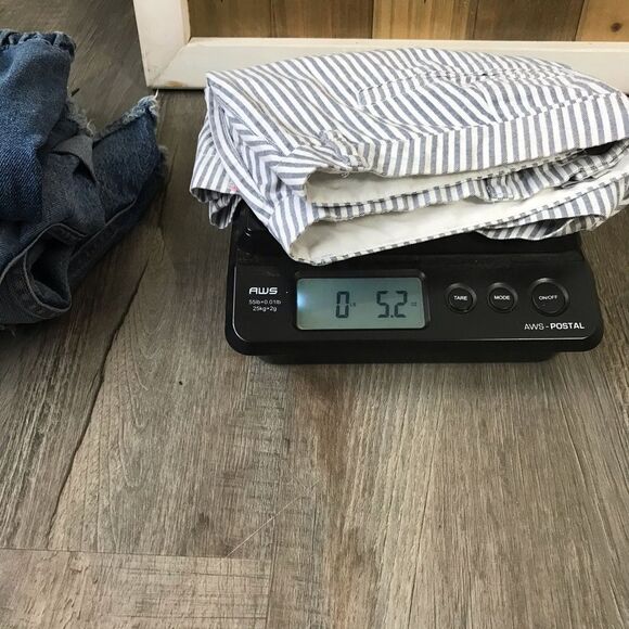 Old Navy Pin Striped Cargo OOAK Upcycled “ Birdie” Shorts  Substainable Fashion - Picture 12 of 14